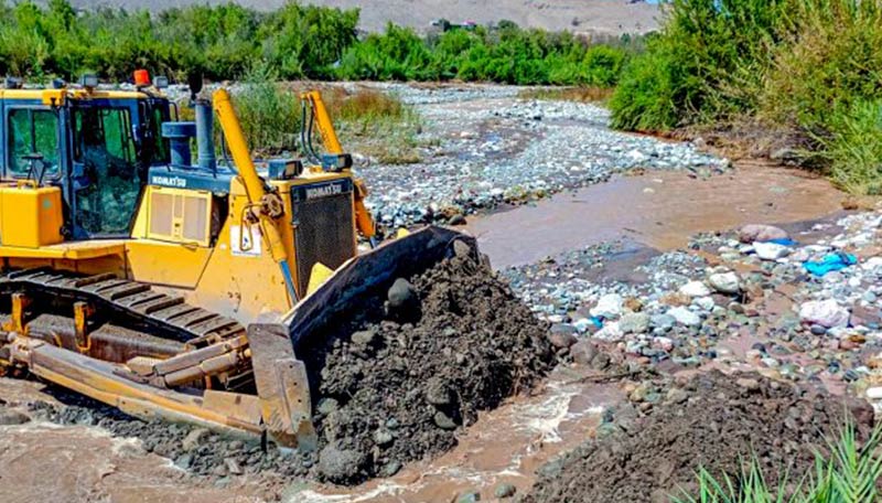 PEIMS – Autodema ejecuta trabajos preventivos para reducir riesgos ante el incremento del caudal del río Siguas